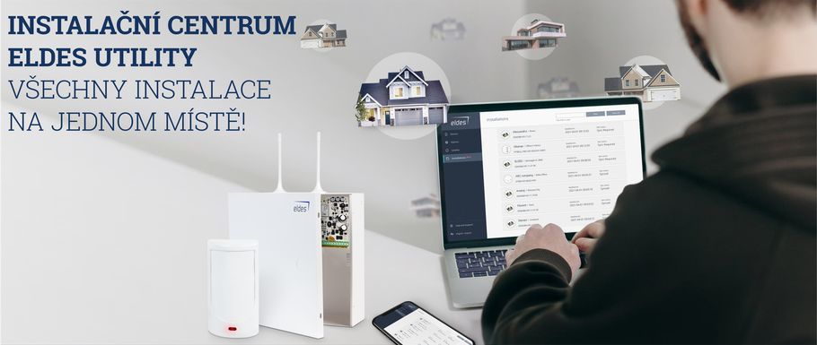 Instalační centrum Eldes Utility